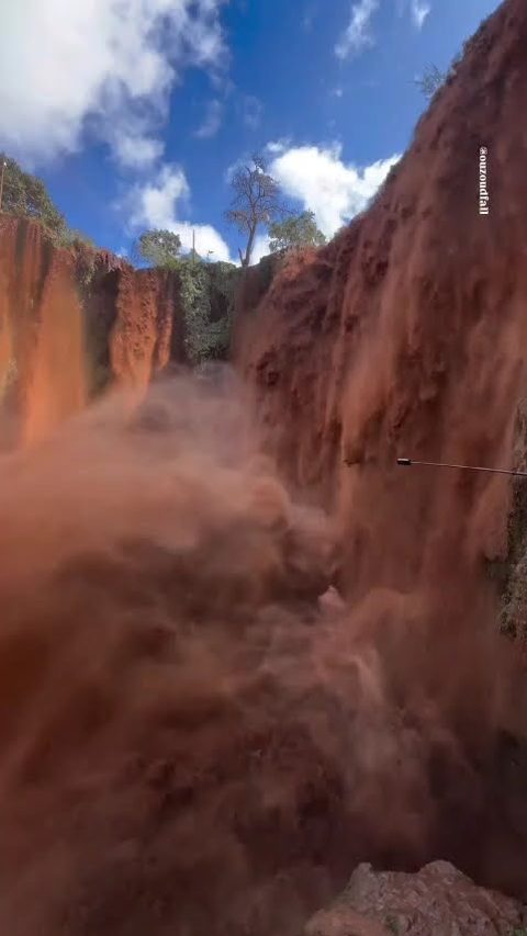 Les cascades d'Ouzoud en crue, 2026